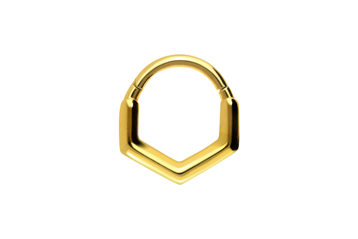 Chirurgenstahl Segmentring Clicker Piercing ECKIG